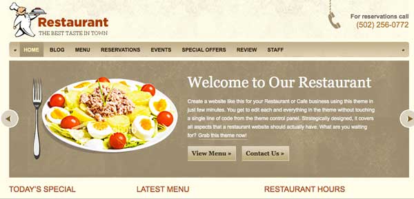 Thiết kế website nhà hàng tại Đà Nẵng